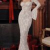 1-1-28235dcc-8456-4e5a-bf90-60947ebc8a45.jpg Vintage Cream Stylish Lace Maxi Dress