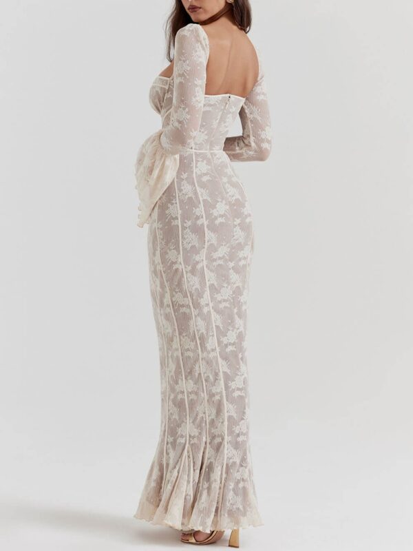 1-6-892276cd-01b4-4af5-8c59-6a765d1a4eb5.jpg Vintage Cream Stylish Lace Maxi Dress