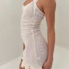 CHRONSTYLE-Women-Knitted-Mini-Dress-Sleeveless-Off-Shoulder-Halter-Tie-up-Dress-Backless-Flower-Solid-Ruffles-43eea66c-1302-4d59-8655-cac1b3f3bbf1.jpg 3D Floral Hollow-Out Mini Dress